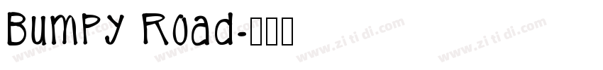 Bumpy Road字体转换